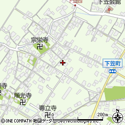滋賀県草津市下笠町987周辺の地図