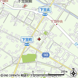 滋賀県草津市下笠町1053周辺の地図