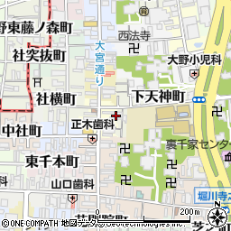 京都府京都市上京区仲之町495-2周辺の地図