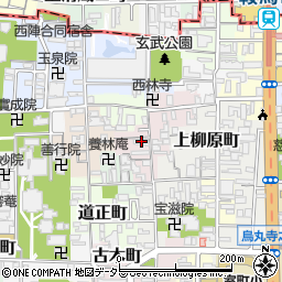 京都府京都市上京区上木下町周辺の地図