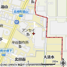 愛知県大府市北崎町大島31周辺の地図