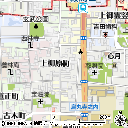 京都府京都市上京区上柳原町111周辺の地図