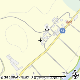 岡山県美作市吉172周辺の地図