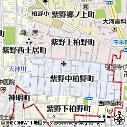 京都府京都市北区紫野中柏野町48-25周辺の地図