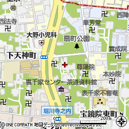 日蓮宗本山　本法寺周辺の地図