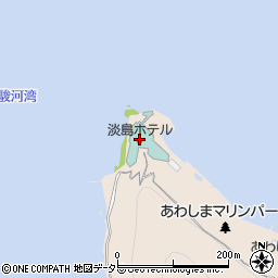 淡島ホテル周辺の地図