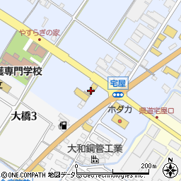 吉野家 ８号線栗東店周辺の地図