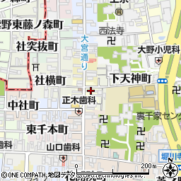 京都府京都市上京区仲之町495-1周辺の地図