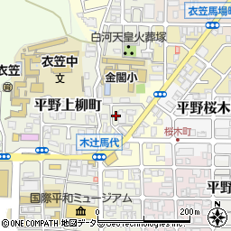 京都府京都市北区平野上柳町60-12周辺の地図