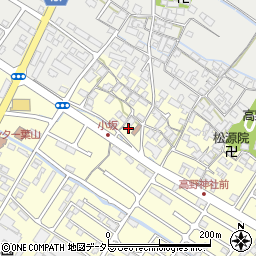 滋賀県栗東市高野689-1周辺の地図