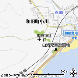 千葉県南房総市和田町白渚72周辺の地図