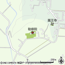 勧修院周辺の地図