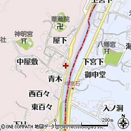 愛知県豊田市桂野町青木7周辺の地図