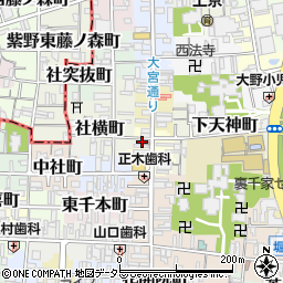 京都府京都市上京区仲之町500周辺の地図