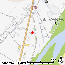 岡山県真庭市上市瀬77周辺の地図