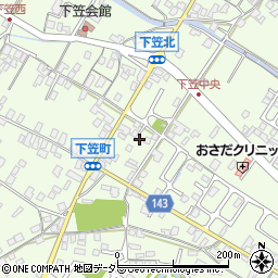 滋賀県草津市下笠町1054周辺の地図