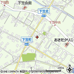 滋賀県草津市下笠町1051周辺の地図