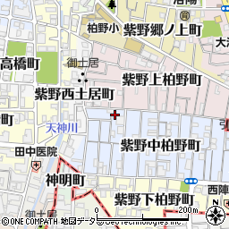 京都府京都市北区紫野中柏野町43-2周辺の地図