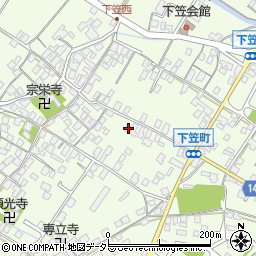 滋賀県草津市下笠町1001周辺の地図