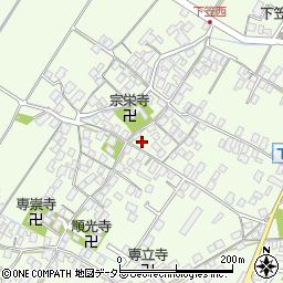 滋賀県草津市下笠町1384周辺の地図