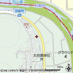 兵庫県西脇市羽安町5周辺の地図