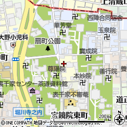 京都府京都市上京区禅昌院町周辺の地図