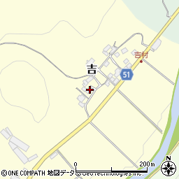 岡山県美作市吉170周辺の地図