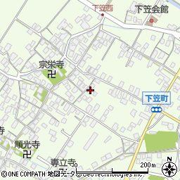 滋賀県草津市下笠町991周辺の地図