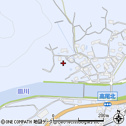 岡山県津山市高尾835周辺の地図