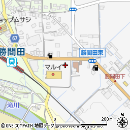 岡山県勝田郡勝央町岡23周辺の地図