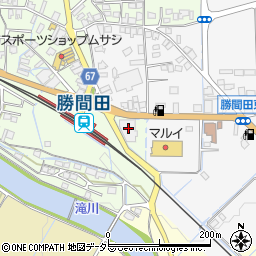 岡山県勝田郡勝央町勝間田767-1周辺の地図