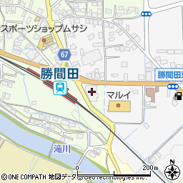 岡山県勝田郡勝央町勝間田767-1周辺の地図