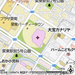 栗東芸術文化会館さきら周辺の地図