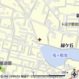 愛知県刈谷市東境町緑ケ丘5周辺の地図