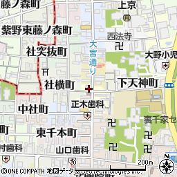 京都府京都市上京区仲之町502周辺の地図