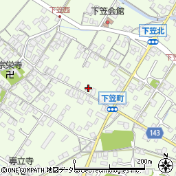 滋賀県草津市下笠町1092周辺の地図