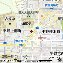 京都府京都市北区平野上柳町60-20周辺の地図