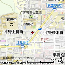京都府京都市北区平野上柳町60-21周辺の地図