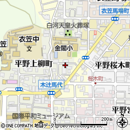 京都府京都市北区平野上柳町60-16周辺の地図