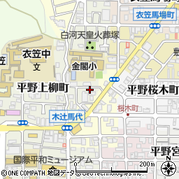 京都府京都市北区平野上柳町60-1周辺の地図