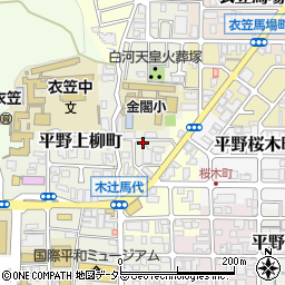 京都府京都市北区平野上柳町60-14周辺の地図