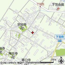 滋賀県草津市下笠町989周辺の地図