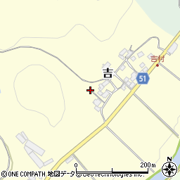 岡山県美作市吉174周辺の地図