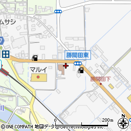 美作警察署勝間田交番周辺の地図