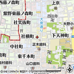 京都府京都市上京区仲之町504周辺の地図