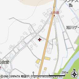 岡山県真庭市上市瀬104周辺の地図