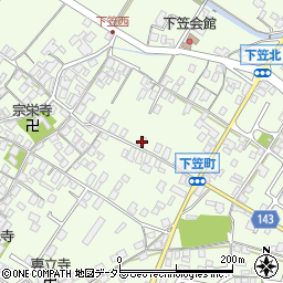 滋賀県草津市下笠町1004周辺の地図