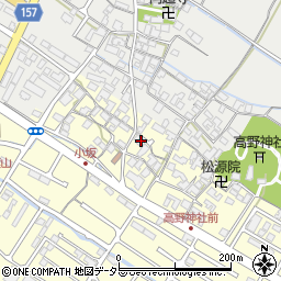 滋賀県栗東市高野685周辺の地図