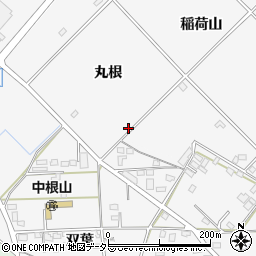 愛知県豊田市前林町丸根周辺の地図