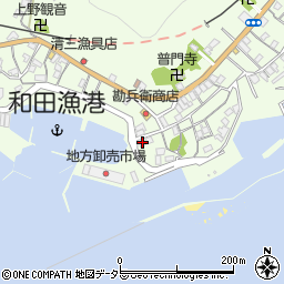 東安房漁業協同組合　和田支所購買部周辺の地図